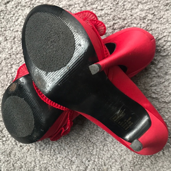 Baker red high heels - Picture 4 of 4